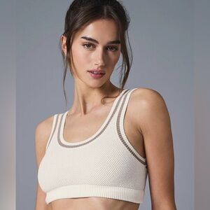 Alo Yoga Tennis Club Sweater Knit Bra